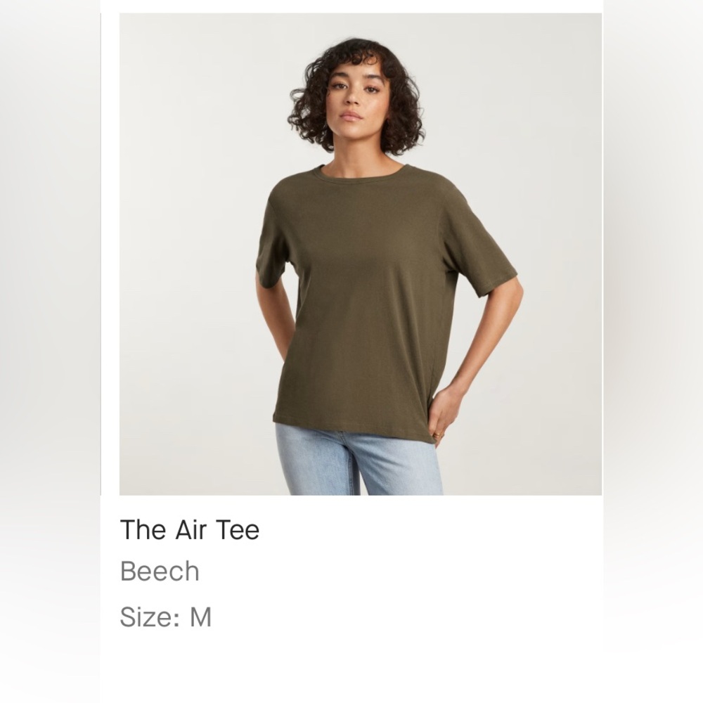 NWT Everlane Air Tee, Medium, Beech
